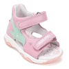 Kép 6/7 - Könnyű, valódi bőr, pink D.D.step kislány szandál, villogó LED-del