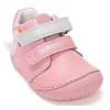 Kép 7/8 - Világosrózsaszín hattyú mintás, valódi bőr D.D. Step Barefoot (mezítlábas) gyerekcipő