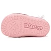 Kép 8/8 - Világosrózsaszín hattyú mintás, valódi bőr D.D. Step Barefoot (mezítlábas) gyerekcipő