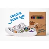Kép 9/10 - D.D. step "Colour Your Way" halas vászoncipő + 8 db-os filctollkészlet