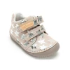 Kép 3/8 - D.D. Step krémszínű csillagos barefoot kislány cipő
