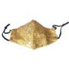 Kép 1/3 - Kétrétegű, állítható pántos, aranyflitteres arcmaszk