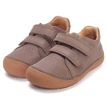 Barna valódi bőr D.D. Step Barefoot (mezítlábas) gyerekcipő