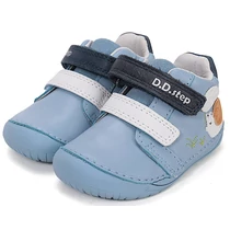 D.D.Step barefoot gyerekcipő – első lépés cipő, UV-fényre színt váltó, kék