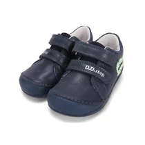 D.D. Step sötétkék bőr gyerek félcipő