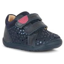 Minőségi, bőr, elsőlépés Geox gyerekcipő, "lélegző" talppal