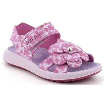 Prémium minőségű, virágmintás, bőr Primigi gyerekszandál