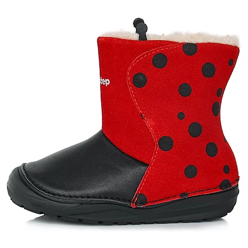 Melegbéléses, valódi bőr D.D.step gyerekcsizma