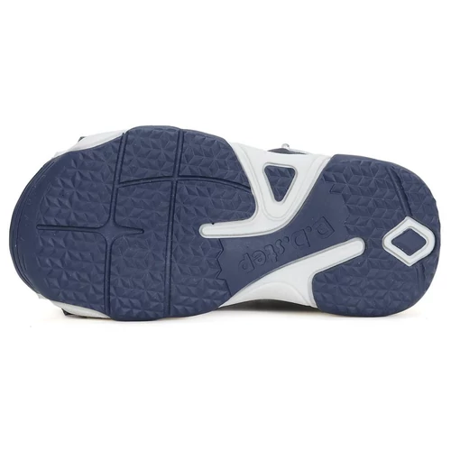 Valódi bőr, D.D.step gyerekszandál, oldalán villogó leddel