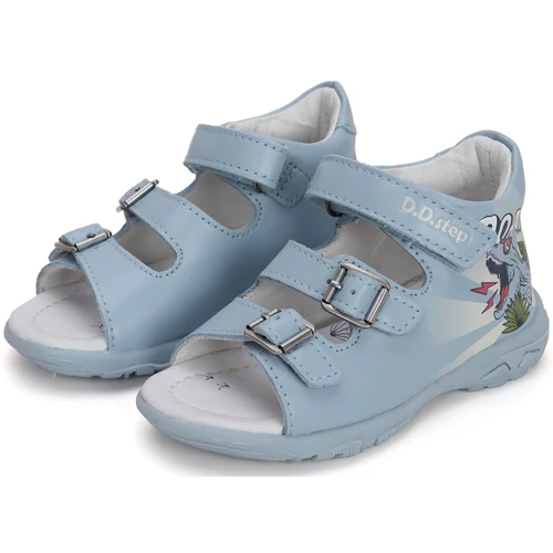 Könnyű, valódi bőr D.D.step gyerekszandál