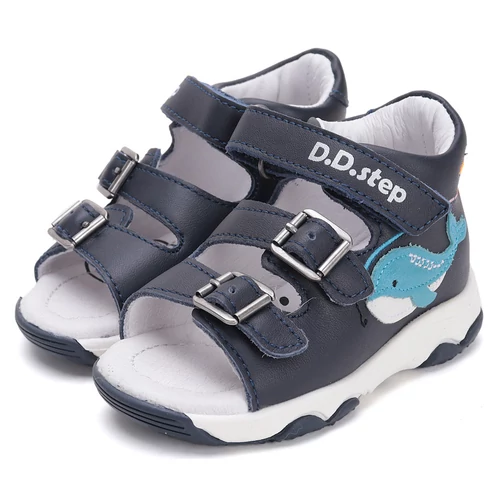 Könnyű, valódi bőr D.D.step gyerekszandál