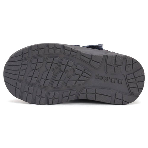 Vízálló, fedettbőr D.D.step gyerekcipő, villogó ledekkel