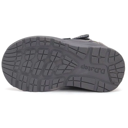 Vízálló, fedettbőr D.D.step gyerekcipő, villogó ledekkel