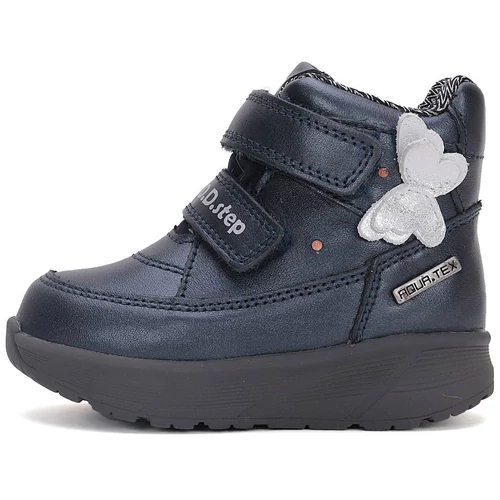 Vízálló, fedettbőr D.D.step gyerekcipő, villogó ledekkel