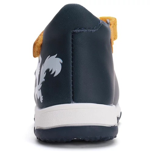 Könnyű, valódi bőr D.D.step gyerekszandál, színváltós mintával