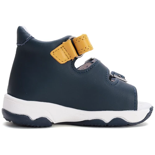 Könnyű, valódi bőr D.D.step gyerekszandál, színváltós mintával