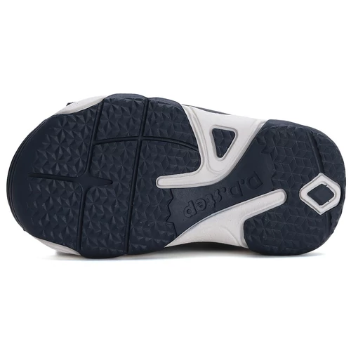 Könnyű, valódi bőr D.D.step gyerekszandál, színváltós mintával