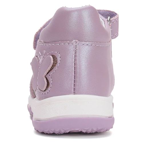 Könnyű, valódi bőr D.D.step gyerekszandál, oldalán villogó LED