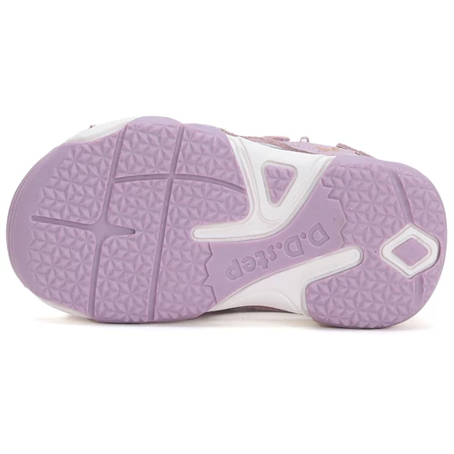 Könnyű, valódi bőr D.D.step gyerekszandál, oldalán villogó LED