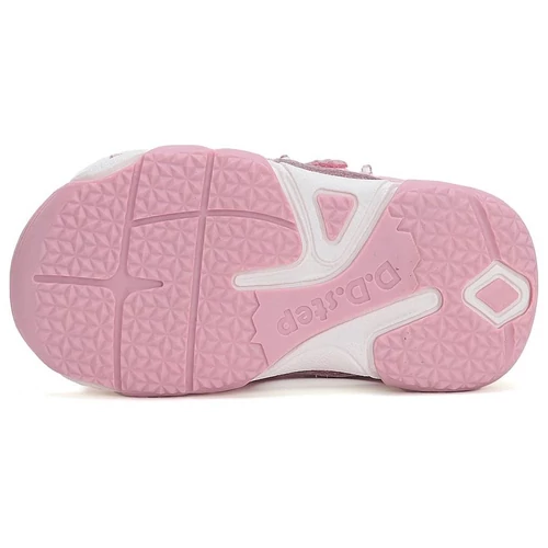 Könnyű, valódi bőr D.D.step gyerekszandál, oldalán villogó LED