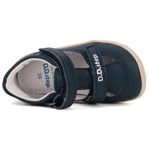 "Mezítlábas", valódi bőr D.D.step gyerekcipő, az első lépésekhez