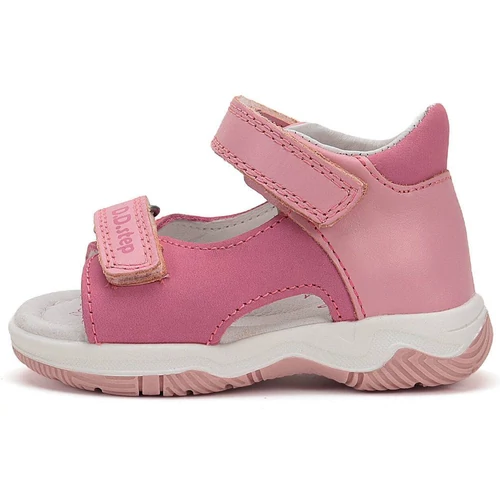 Könnyű, valódi bőr pink D.D.step gyerekszandál
