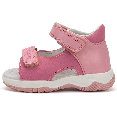 Könnyű, valódi bőr pink D.D.step gyerekszandál