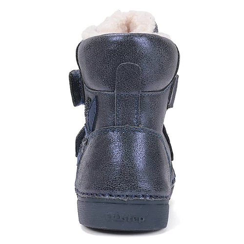 Melegbéléses, valódi bőr D.D.step kislány bokacipő