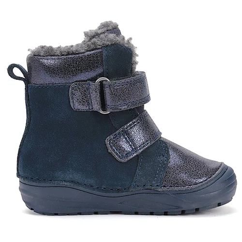 Melegbéléses, valódi bőr D.D.step kislány bokacipő