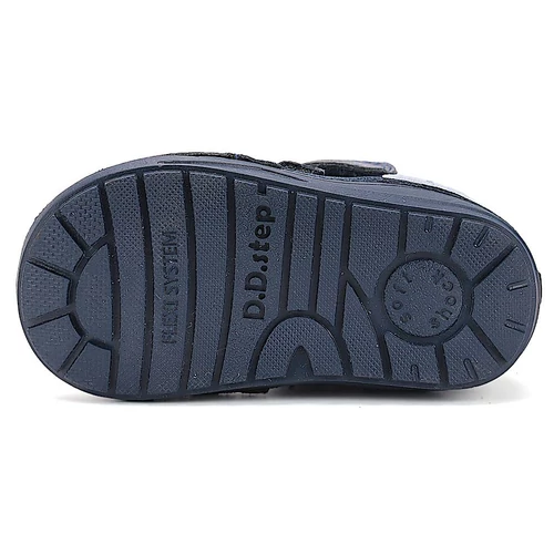 Melegbéléses, valódi bőr D.D.step kislány bokacipő