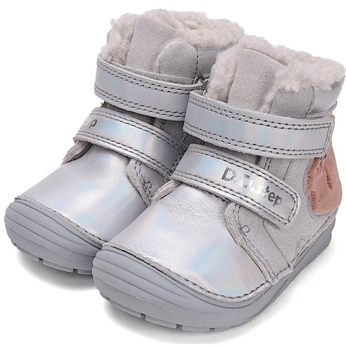 Melegbéléses, valódi bőr D.D.step kislány bokacipő
