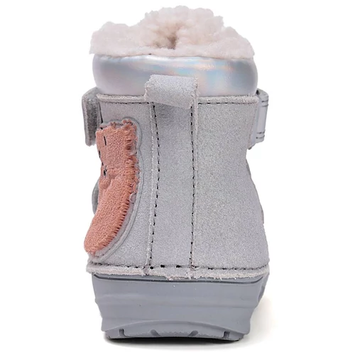 Melegbéléses, valódi bőr D.D.step kislány bokacipő