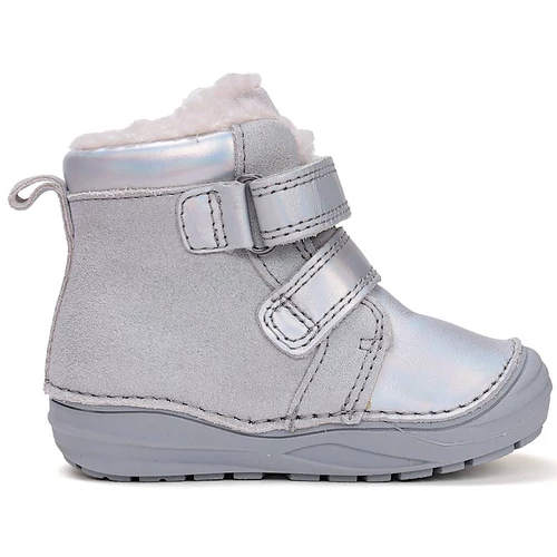 Melegbéléses, valódi bőr D.D.step kislány bokacipő