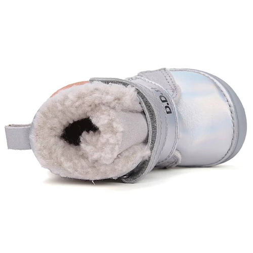 Melegbéléses, valódi bőr D.D.step kislány bokacipő