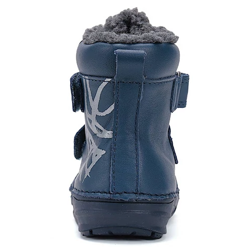 Melegbéléses, valódi bőr D.D.step kisfiú bokacipő