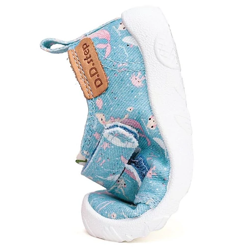 "Mezítlábas" D.D.step vászoncipő, "lélegző" talpon