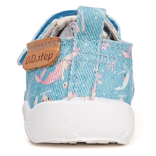 "Mezítlábas" D.D.step vászoncipő, "lélegző" talpon