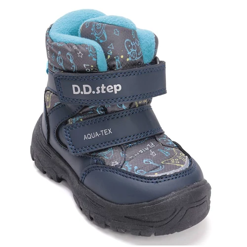 Vízálló, extra könnyű  D.D.step kisfiú gyerekcsizma