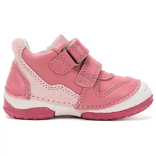 Első lépés, pink, valódi bőr D.D. Step bokacipő
