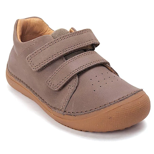 Barna valódi bőr D.D. Step Barefoot (mezítlábas) gyerekcipő