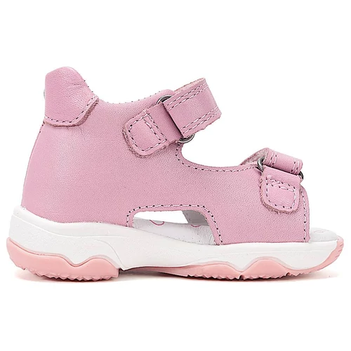 Könnyű, valódi bőr, pink D.D.step kislány szandál, villogó LED-del