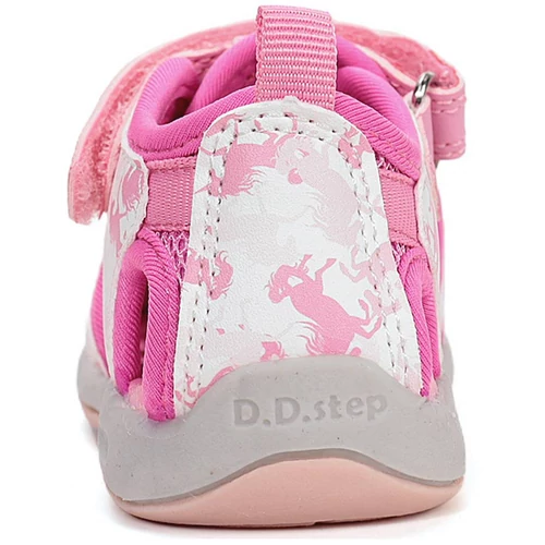 D.D.Step kislány szandál – gyorsan száradó, zárt orrú, pinkmintás