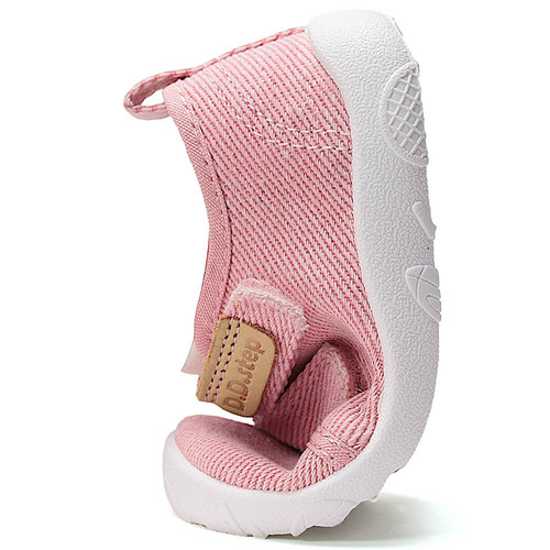 D.D.Step barefoot kislány vászoncipő – mezítlábas, zero drop talppal, rózsaszín