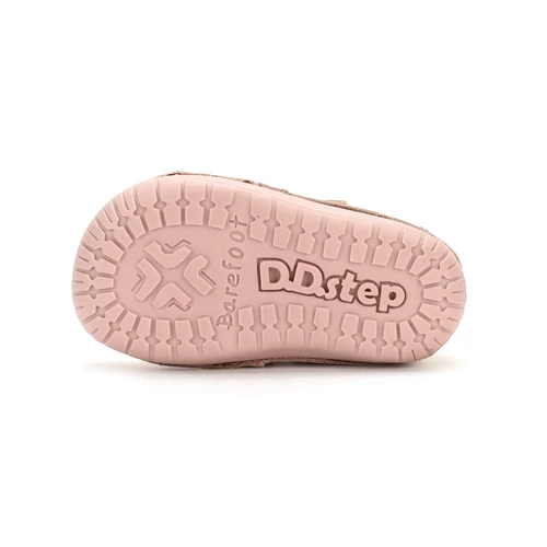 D.D. Step rózsaszín madárkás barefoot kislány cipő