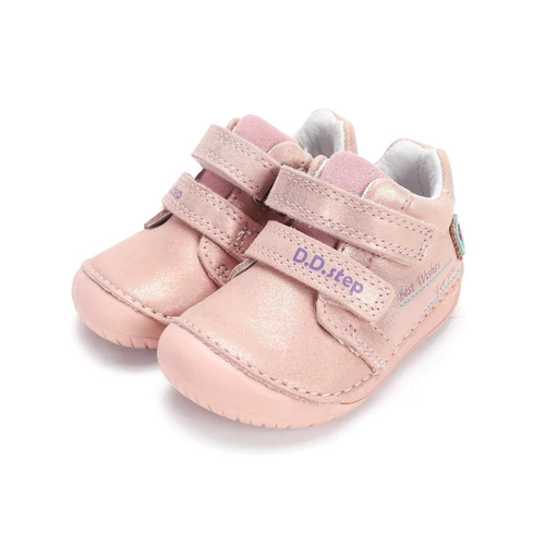 D.D. Step rózsaszín madárkás barefoot kislány cipő