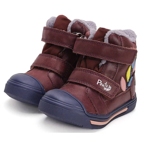 Vízálló, valódibőr, melegbéléses Ponte20 szupinált gyerekcipő