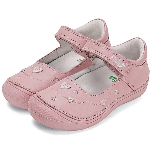 Ponte20 nyitott, szupinált kislány bőrcipő