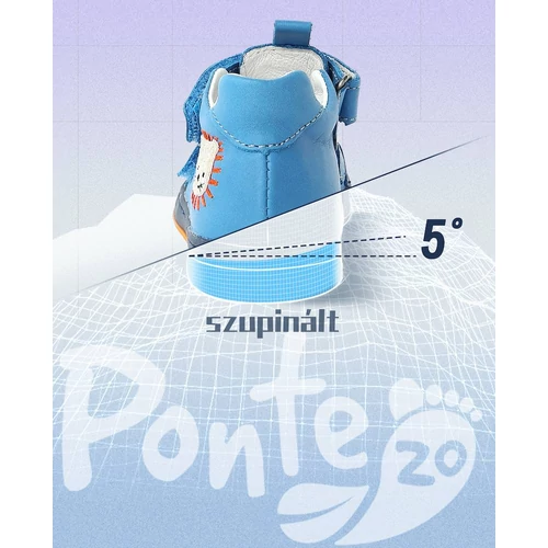 Valódibőr, Ponte20 szupinált kisfiú bokacipő