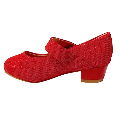 Csillogós, kopogós alkalmi kislány cipő