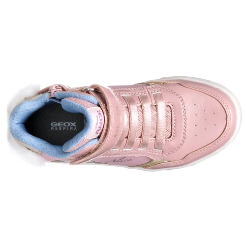 Minőségi, sportos, "lélegző" Geox gyerekcipő, villogó ledekkel